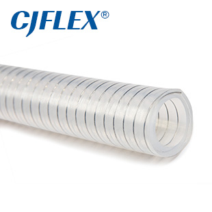 CJFLEX TSO 钢丝增强透明硅胶软管